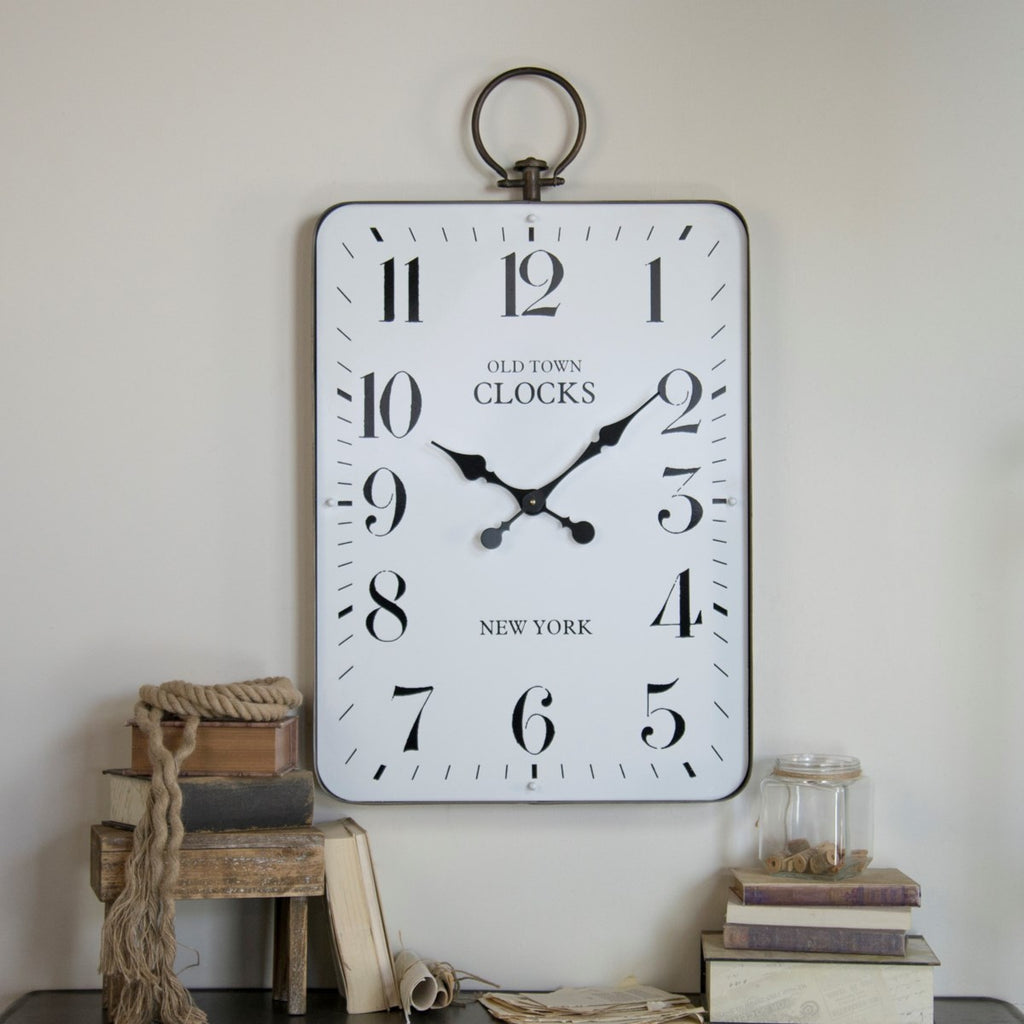 Metal wall clock - Bombay Mercantile