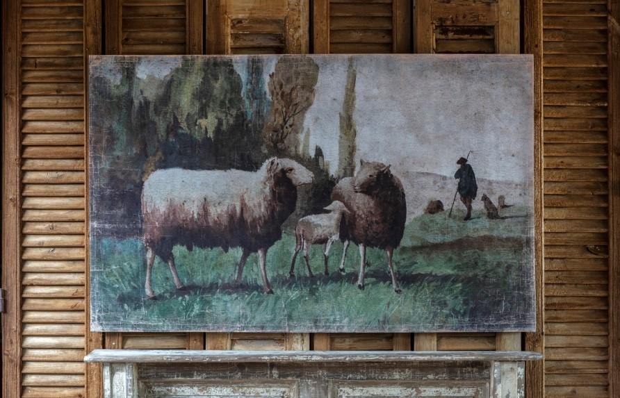 Pastoral Sheep Print - Bombay Mercantile