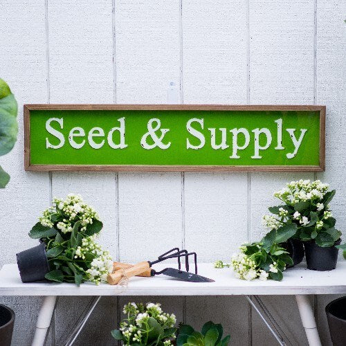 Seed and Supply Sign - The Nifty Decor